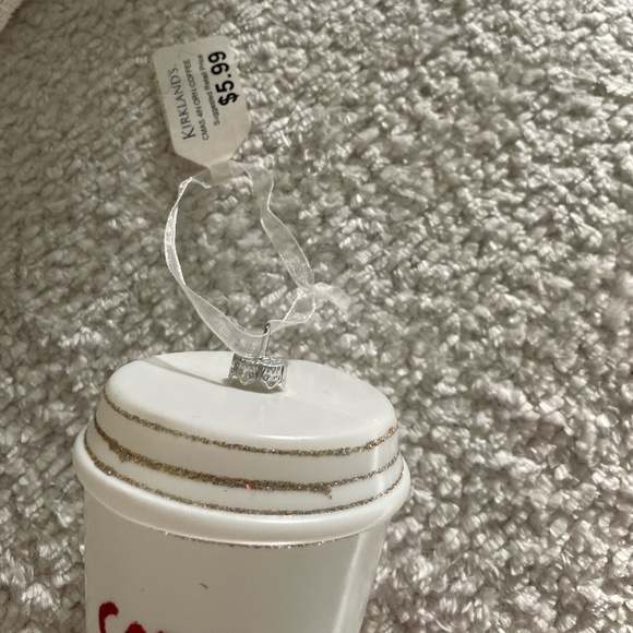 "TO GO CUP" COFFEE ORNAMENT NWT - Picture 4 of 7